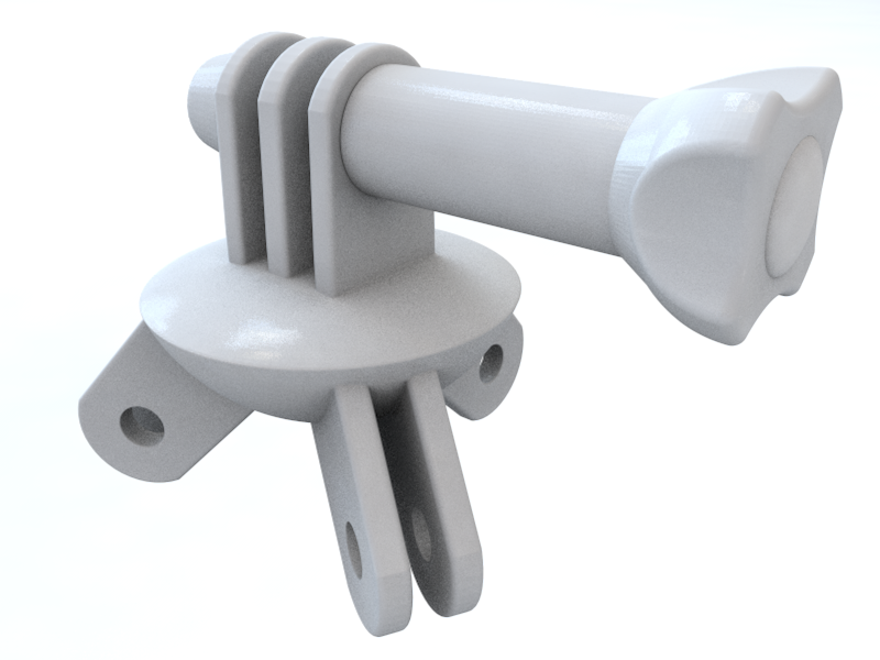GoPro Mount - 3 to 1