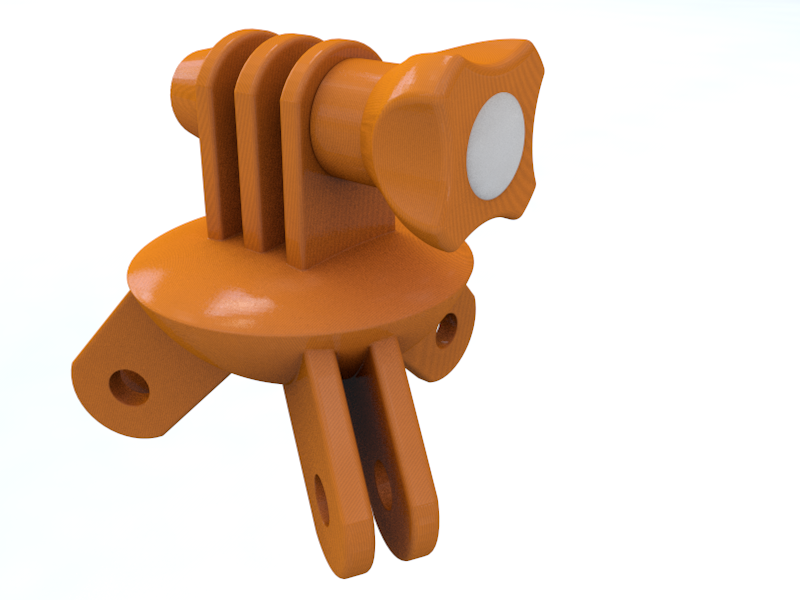 GoPro Mount - 3 to 1