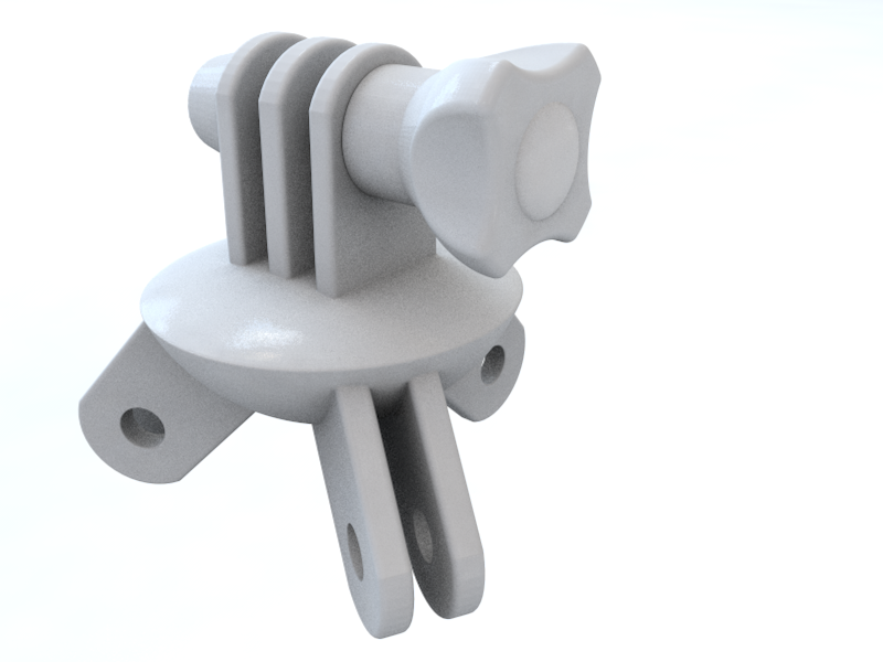 GoPro Mount - 3 to 1